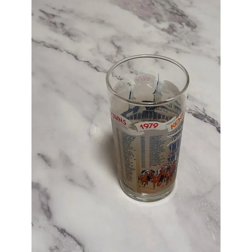 1979 Kentucky Derby Official 105 Churchill Downs Vintage Julep Glass Louisville